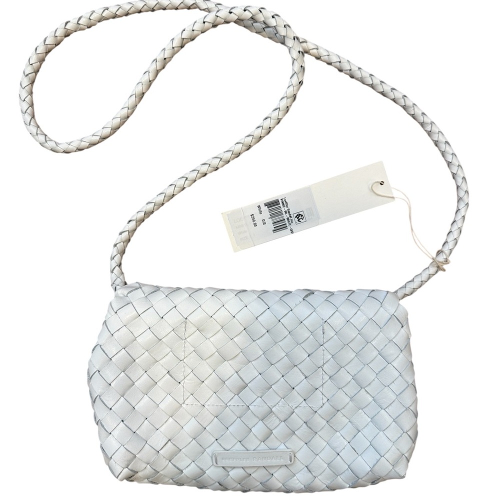 NWT Loeffler Randall Vinnie Woven Leather Crossbody Bag - Picture 10 of 13